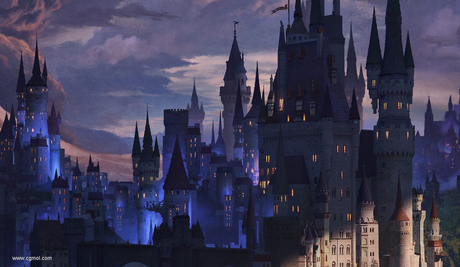 梦幻城堡童话王国图片素材-编号09169950-图行天下
