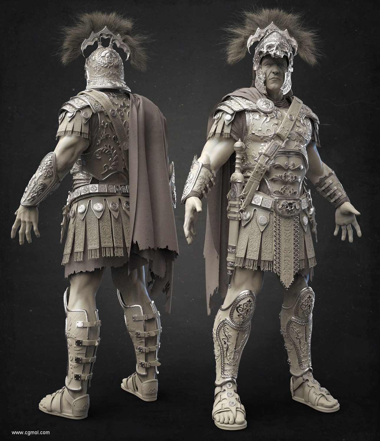 【科普向】罗马帝国的士兵穿什么样的盔甲？（上） - 哔哩哔哩