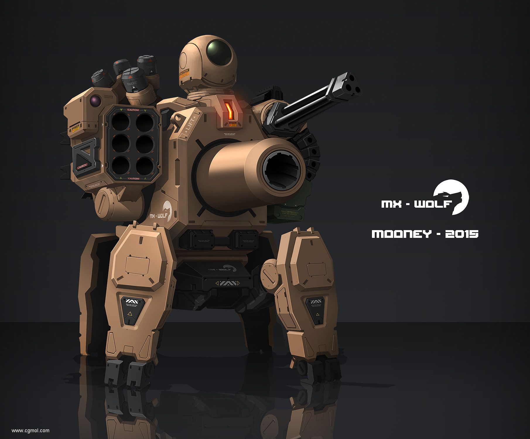 次时代PBR 写实 未来科幻 机甲 战士 赛博朋克-cg模型免费下载-CG99