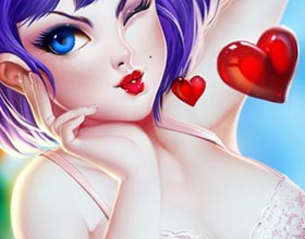 性感 可爱 美女动漫CG插画