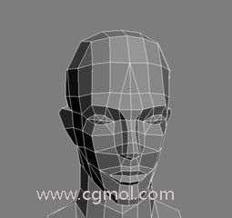 3DMAX人物头部建模布线详解