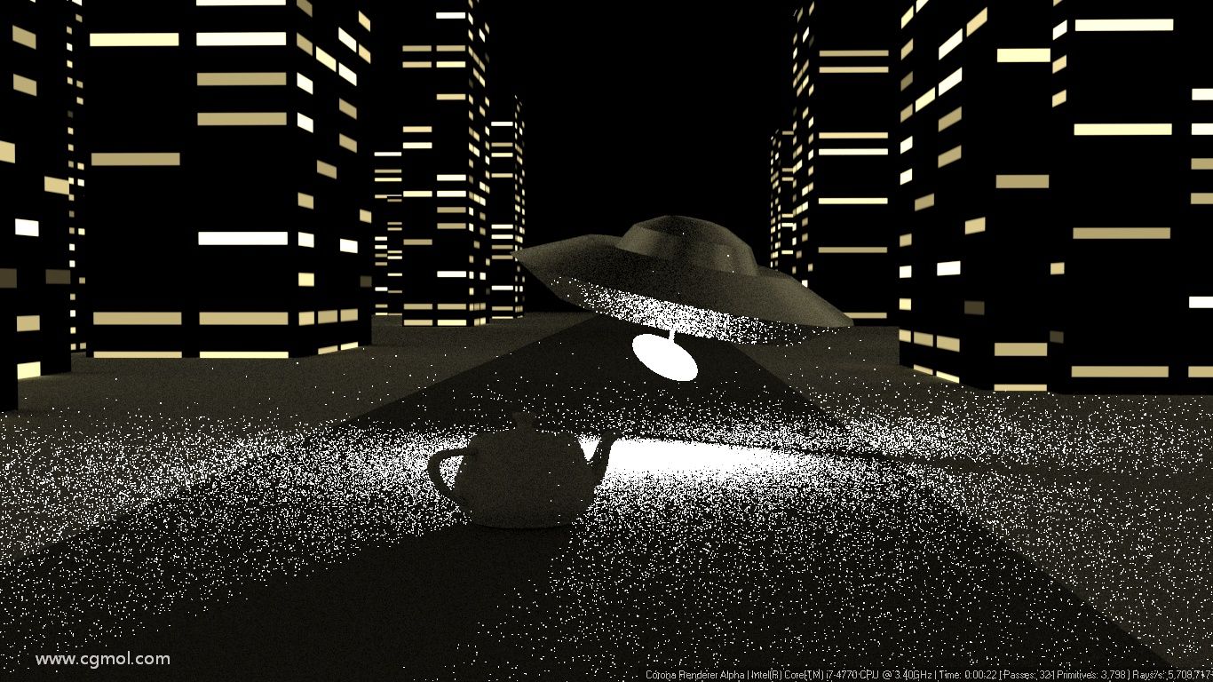城市之光 - 自发光  飞碟灯 - 自发光