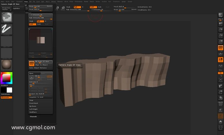 Zbrush Max雕刻独特峡谷地貌环境 Zbrush教程 Cg教程 影视动画游戏教程 摩尔网