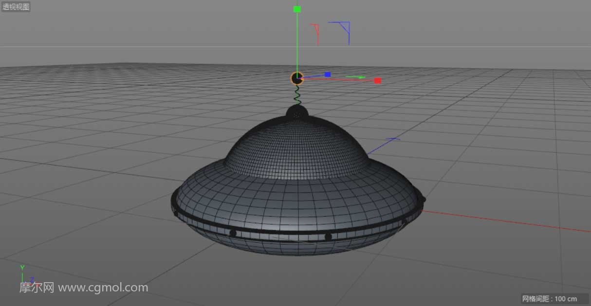 C4D如何制作飞碟模型的图文教程