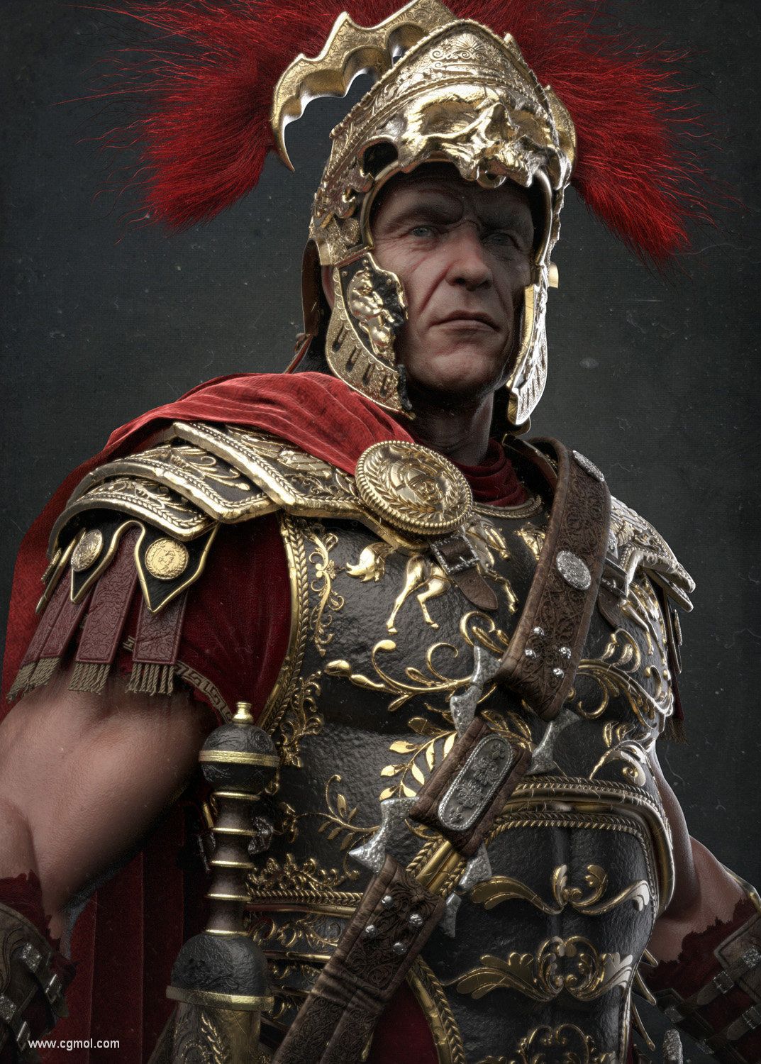 古罗马将军战士