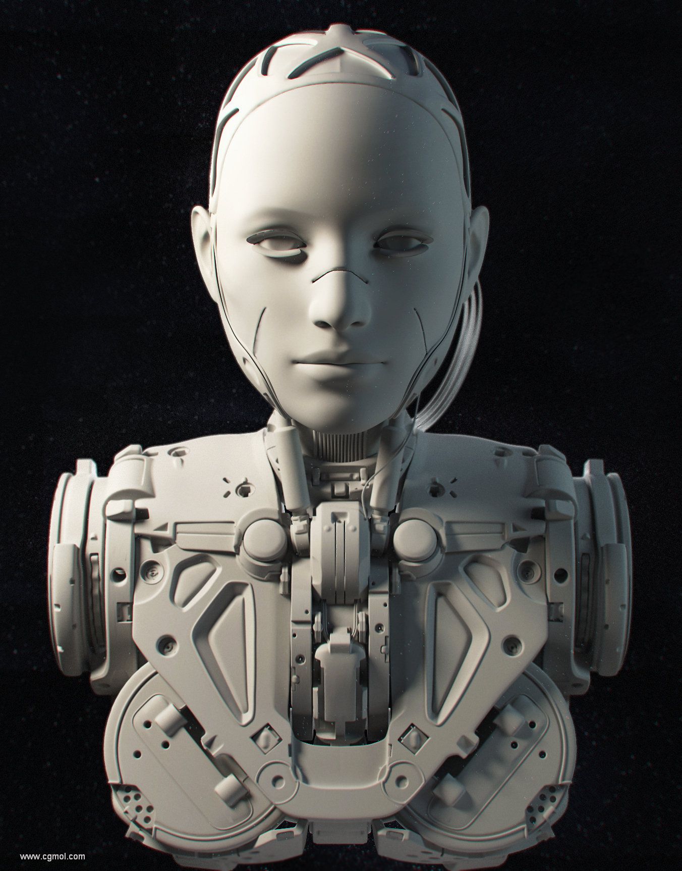 战争机器 太空 宇宙 未来 机器人战士 机甲战士 科幻机器人-cg模型免费下载-CG99