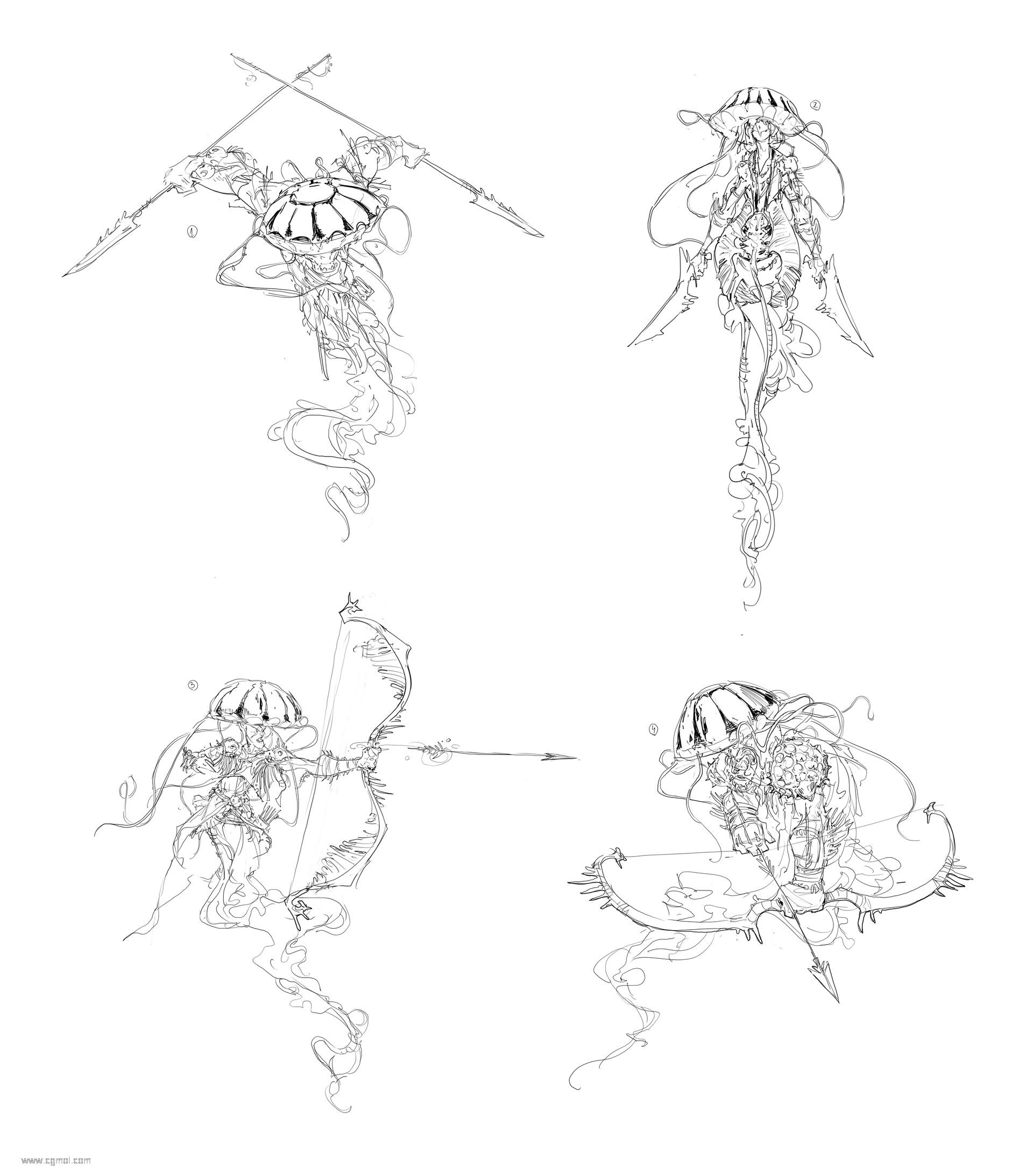 ognjen-sporin-jellyfish-hunter-sketches