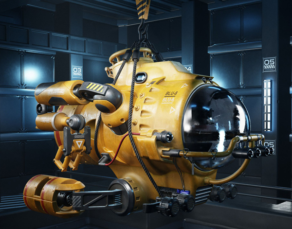 深海潜水器,潜水机器人
