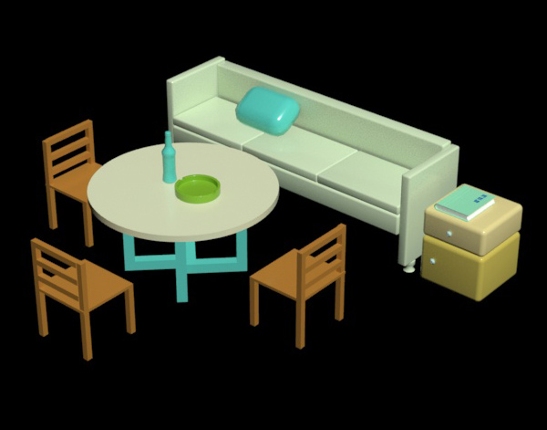 休闲沙发桌椅家具