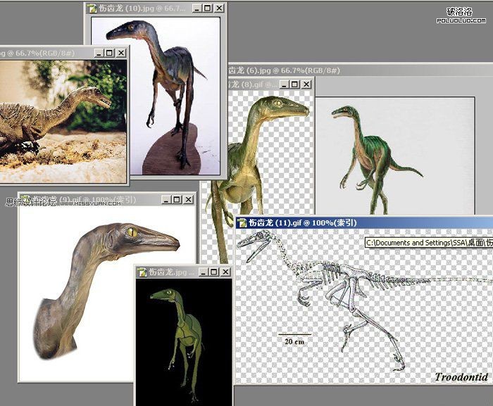 如何制作逼真的恐龙,maya建模