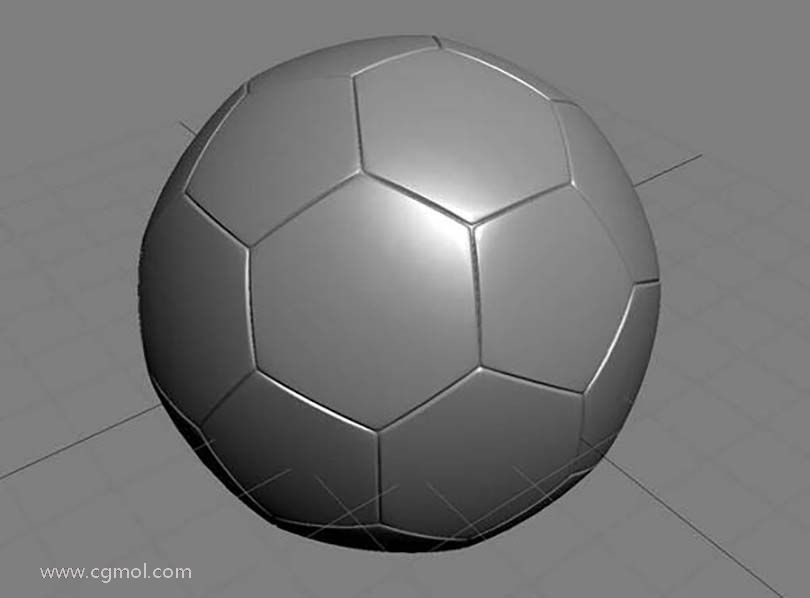 3DsMAX足球贴图具体的制作步骤之使用脚本创建一个足球