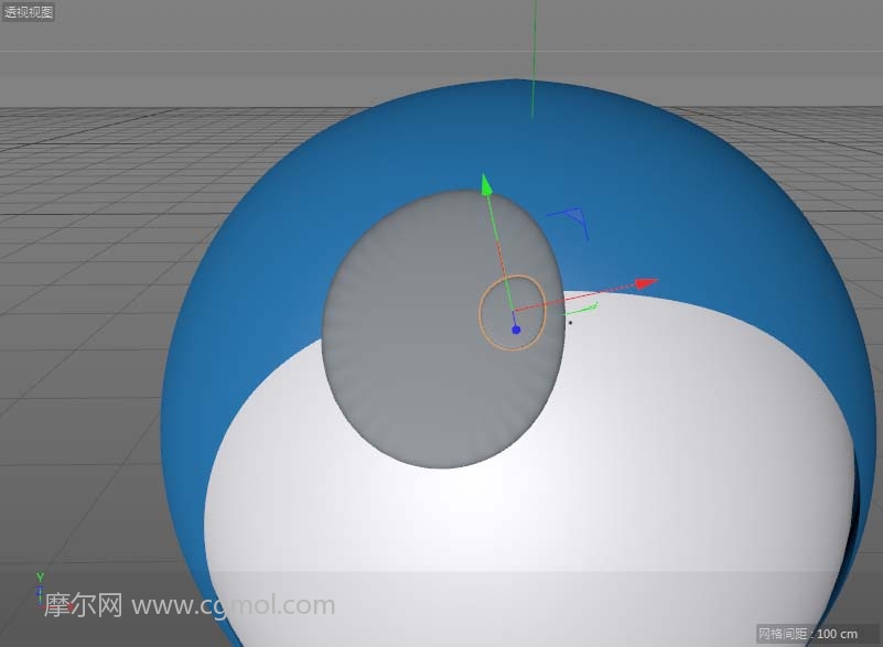 C4D怎么制作哆啦A梦,蓝胖子模型的图文教程