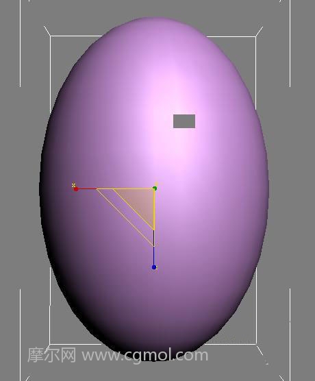 max怎么制作剥开部分的鸡蛋模型