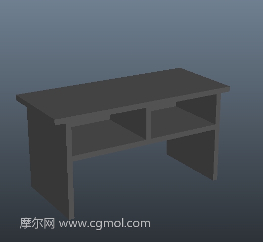 maya怎么制作简单的书桌模型