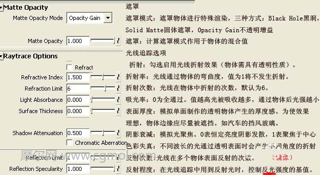 maya材质编辑器Hypershade的一些中文解释和介绍