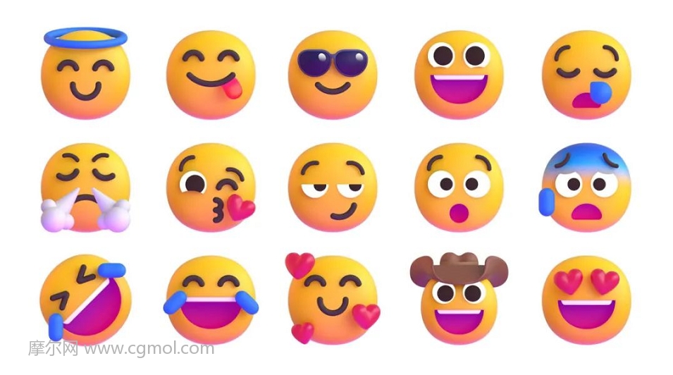 微软Emoji形象更新-摩尔网