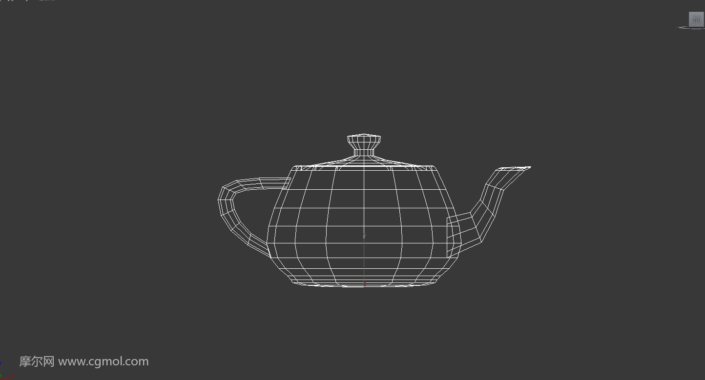 如何把max自带的茶壶模型变成茶杯模型